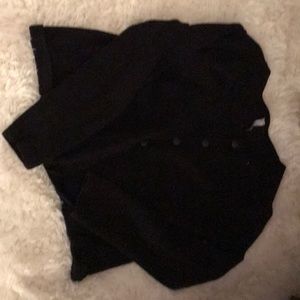 Black cardigan